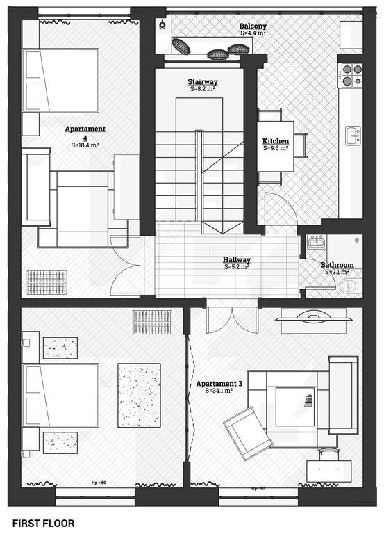 Apartment House Timisoara Ngoại thất bức ảnh